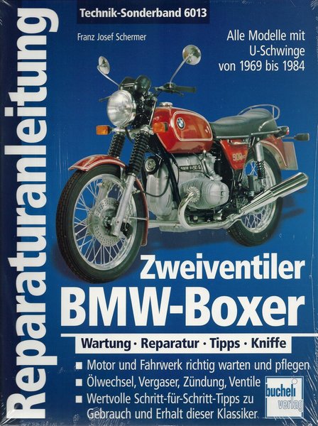 Reparaturanleitung Technik Sonderband 6013 BMW Zweiventiler Boxer 1969 - 1984, neu und OVP