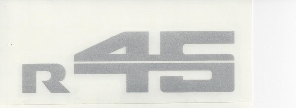 Emblem / Aufkleber für Seitendeckel BMW R 45, neu